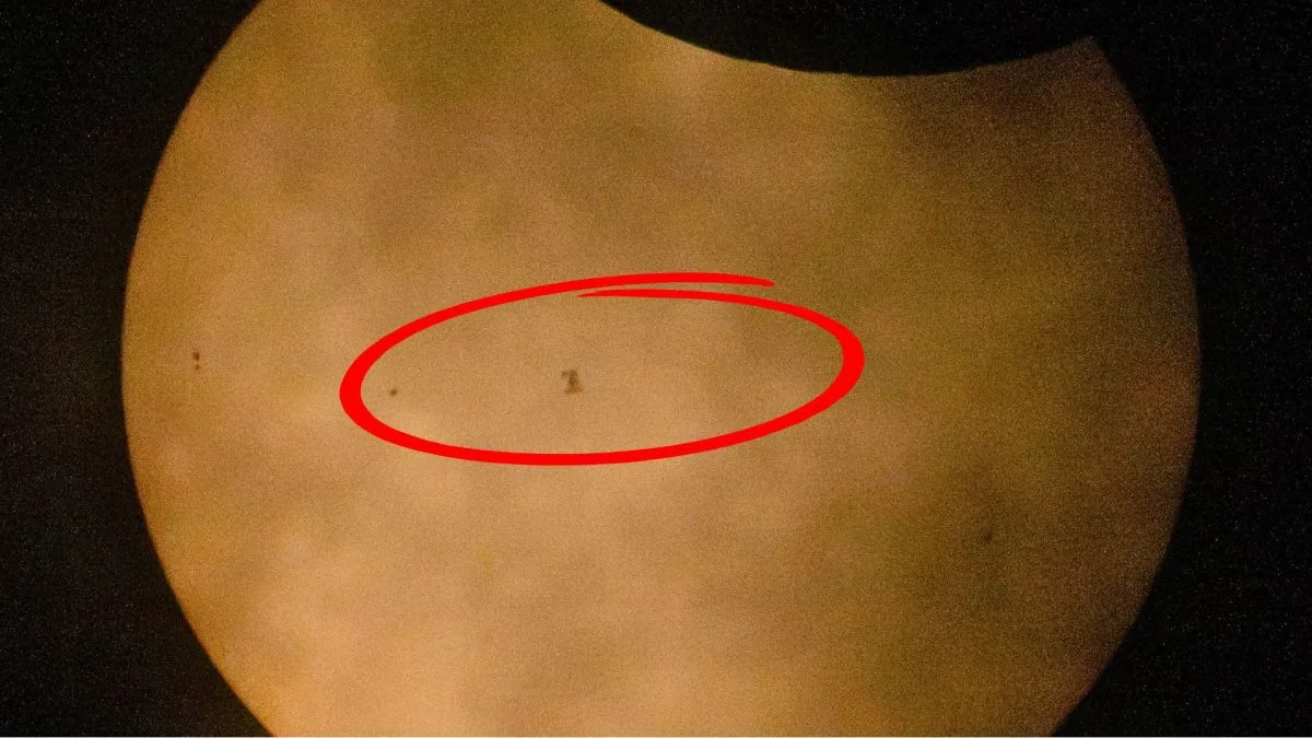 L’ISS s’offre un photobombing d’exception devant l’éclipse solaire