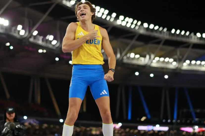 Mondo Duplantis a fait le show pour la première soirée de l'Ultimate Championship