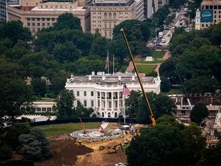 La Cour suprême valide la reprise temporaire du chantier de la salle de bal voulue par Donald Trump à la Maison-Blanche