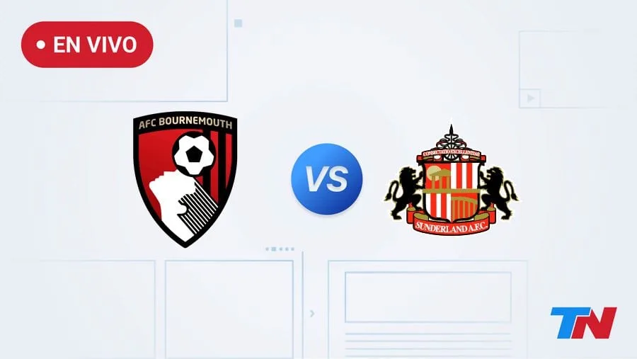 Bournemouth vs Sunderland en vivo por la fecha 7 de la Premier League: hora, dónde ver y formaciones