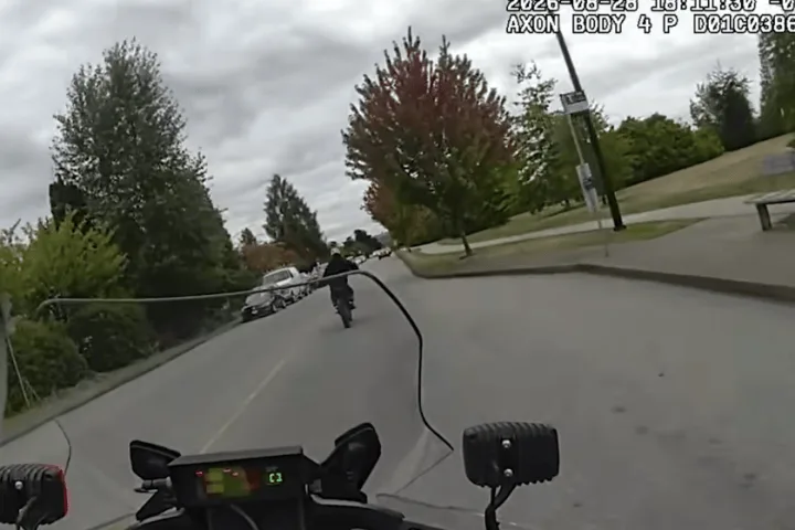 B.C. police release video highlighting dangers of illegally riding e-motorcycles