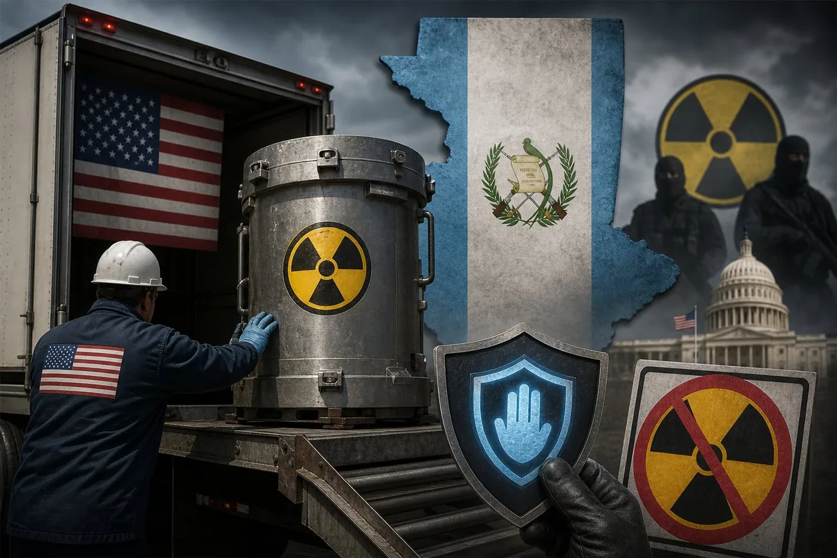Estados Unidos saca material radioactivo de Guatemala y lo vincula con la prevención de una “bomba sucia”