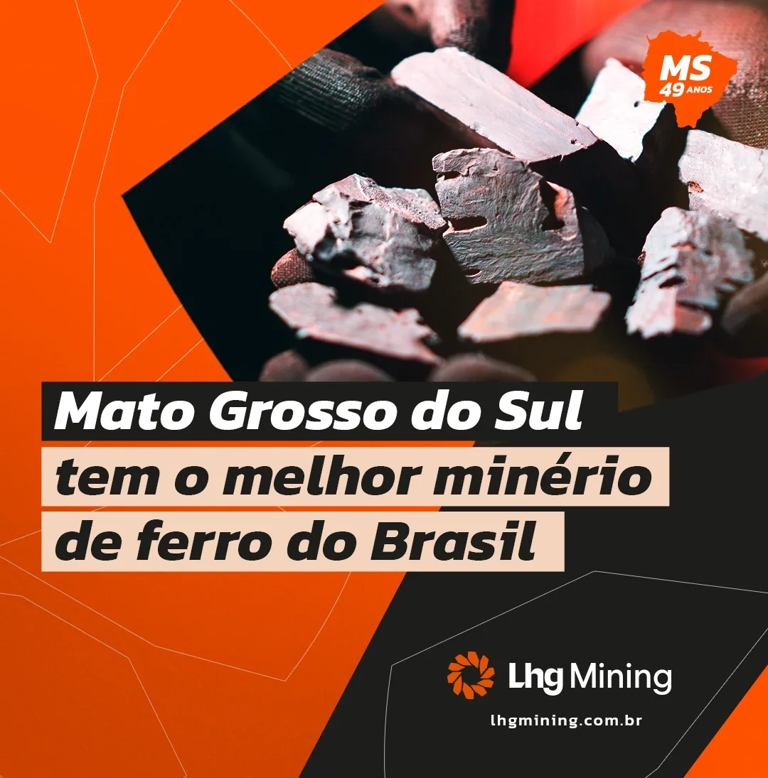 Mato Grosso do Sul ganha relevância na produção de minério de ferro do Brasil