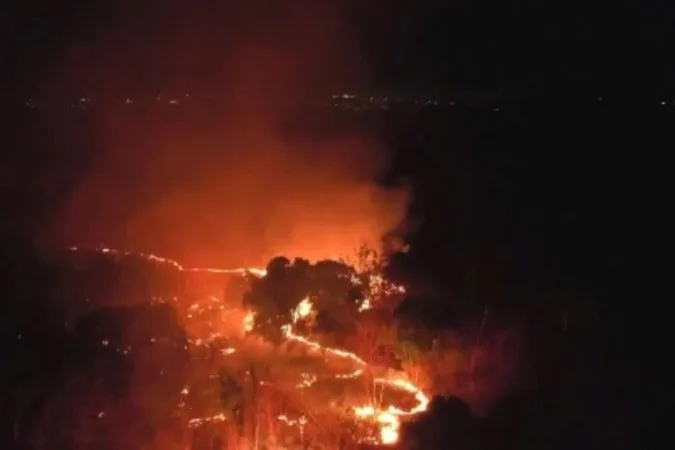 Incêndio na Embrapa em Teresina já consumiu 50 hectares de vegetação