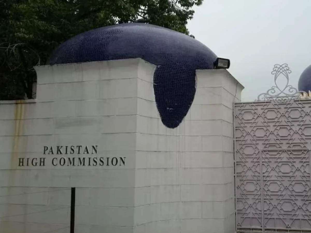 Unauthorised structures outside Pak High Commission in Delhi demolished