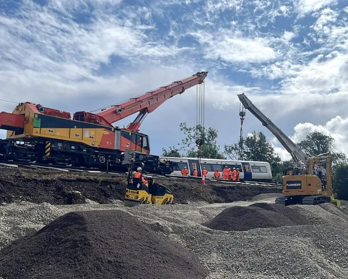 Lewes rail line to reopen in September as work under way to remove train