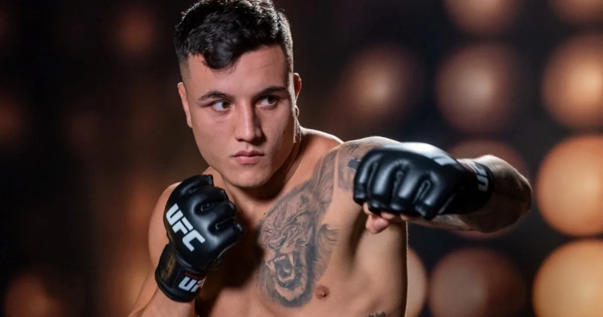 La historia de Francisco Prado: vendía carbón, conectó un codazo salvador de cincuenta mil dólares y ahora va por la historia en la UFC en un Argentina-Brasil en Las Vegas