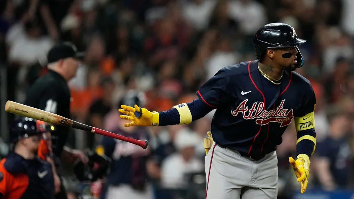 Braves punch playoff ticket as Harris, Acuña and Olson launch 2-run homers in 6-2 win over Astros