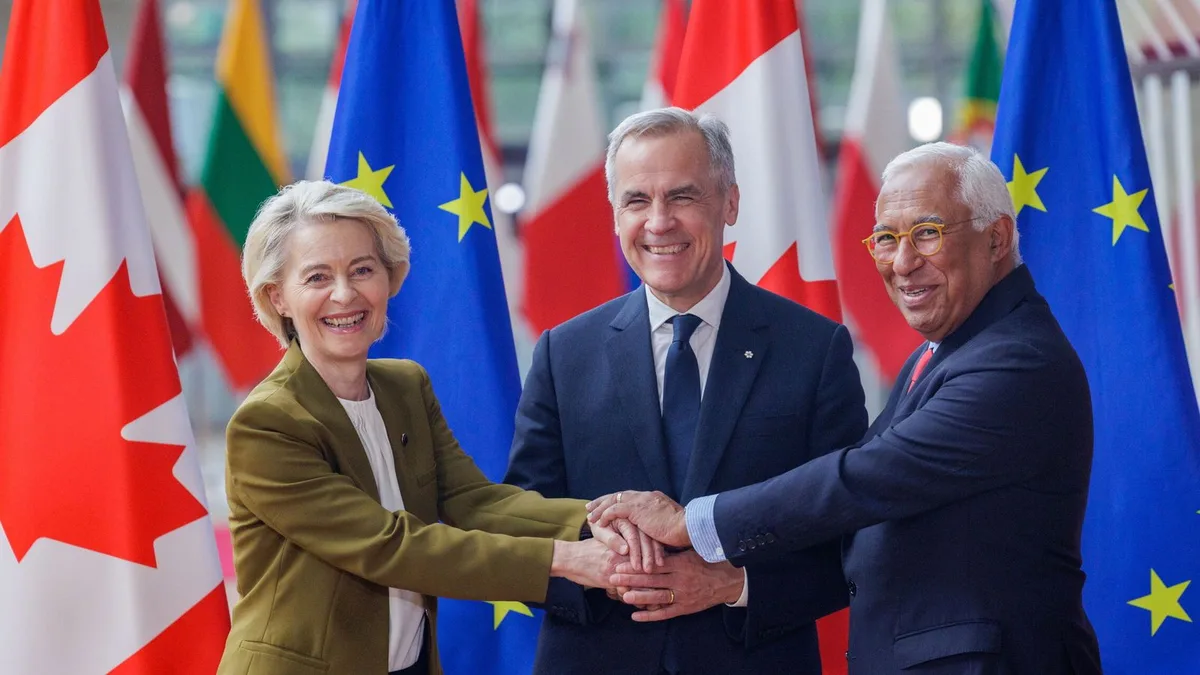 Separados por el Atlántico, unidos por Trump: la improbable amistad entre Canadá y la UE
