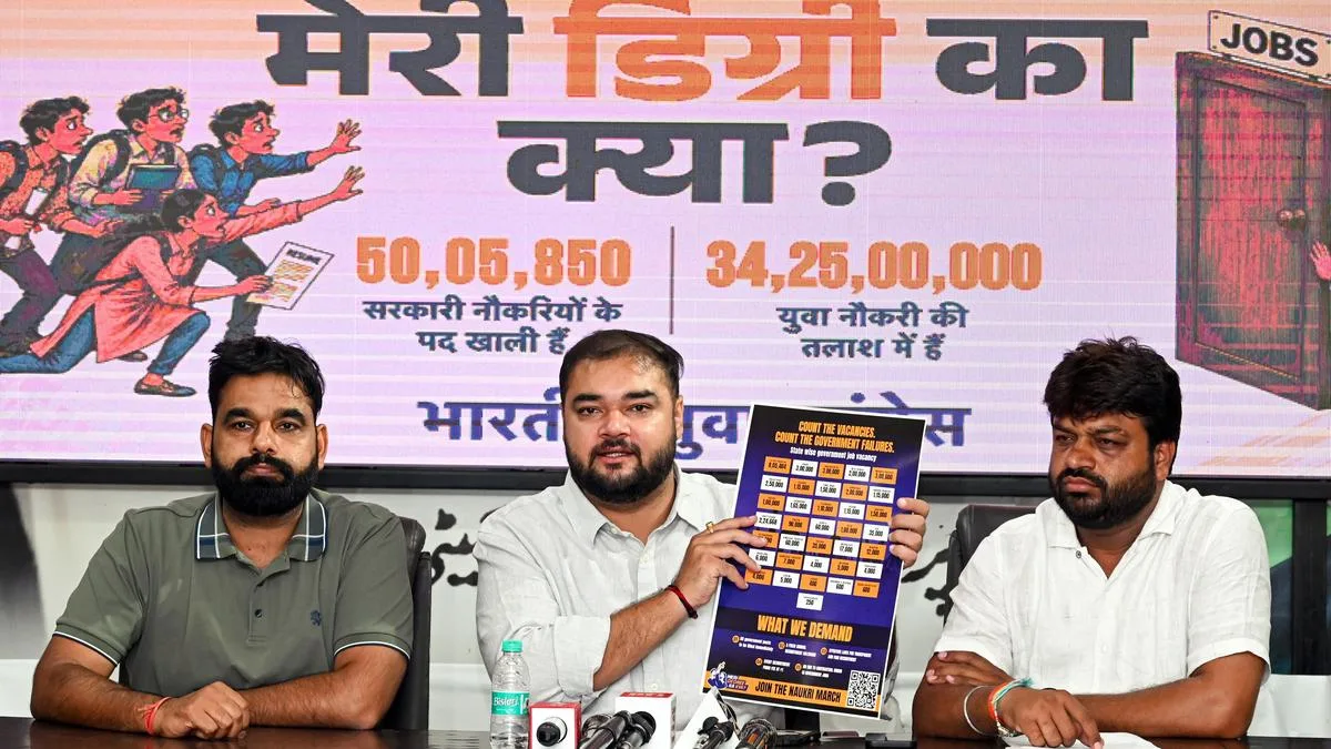 On PM Modi’s birthday, Youth Congress gives government one-year ultimatum to fill ‘50 lakh job vacancies’