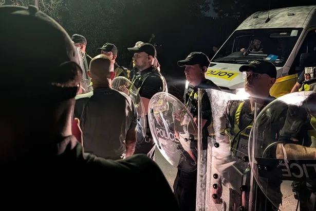 Man, 42, first arrested in connection with anti-migrant protest in Portsmouth