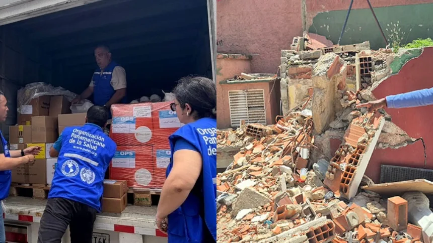 Afectados en La Guaira siguen recibiendo atención médica y medicamentos tras los terremotos