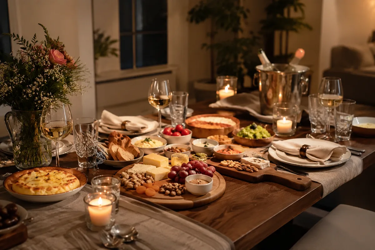 Mesa posta descomplicada: como receber amigos com charme, petiscos e boa conversa