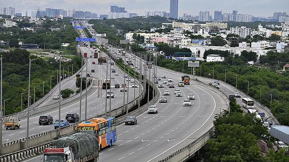 Car crashes into lorry carrying steel rods on ORR, two critical