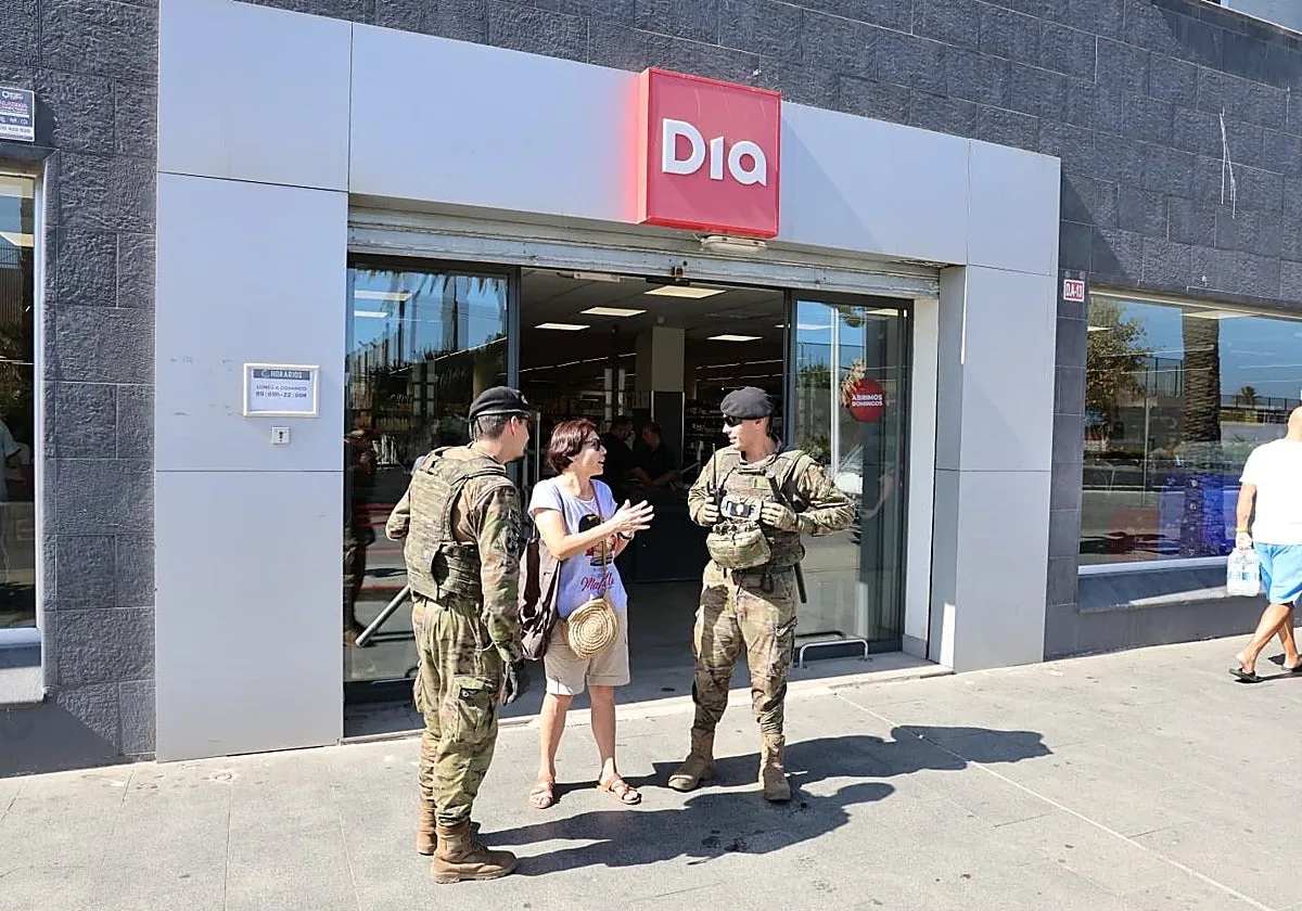 Ceuta: militares a las puertas del súper