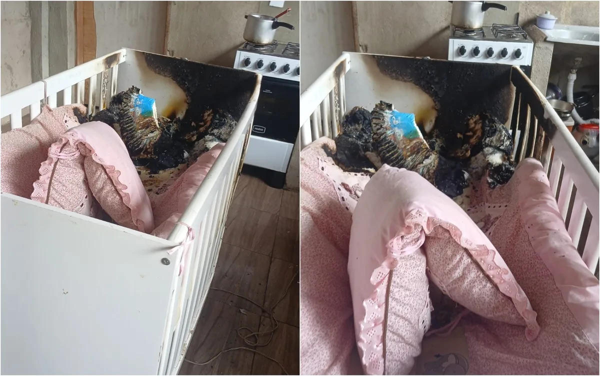 Crianças deixadas sozinhas em casa que pegou fogo são acolhidas em abrigo de Pouso Alegre, MG