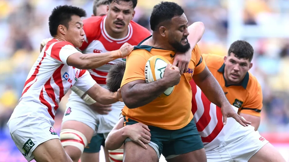 Japan’s young rugby team gain ‘great experience’ despite heavy loss to Australia
