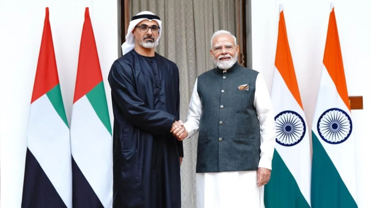 PM Modi meets Abu Dhabi Crown Prince, calls ‘strong India-UAE’ key to stability