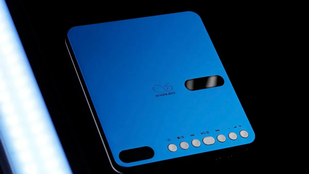 "Discman do futuro" une USB-C, áudio hi-fi, Bluetooth 6.0 e bateria para 12h de música