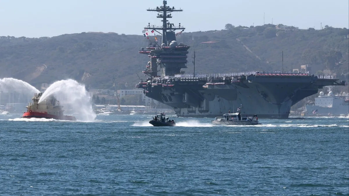 The long-deployed USS Abraham Lincoln returns home to San Diego from Middle East
