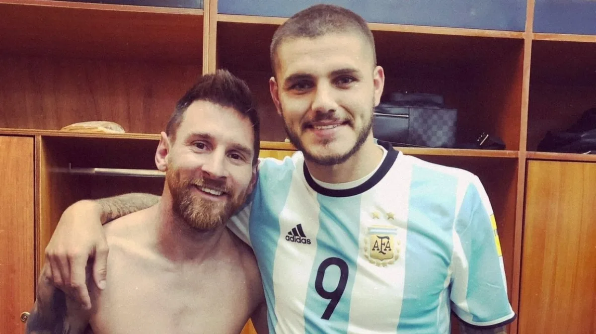 Mauro Icardi publicó un mensaje para Lionel Messi por su despedida de la Selección: las fotos que compartió para homenajearlo
