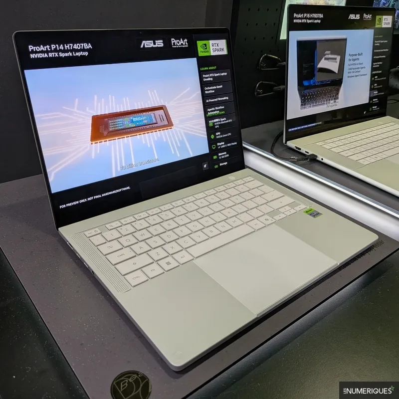 Actualité : RTX Spark : Asus détaille les fiches techniques des ProArt P16 et P14