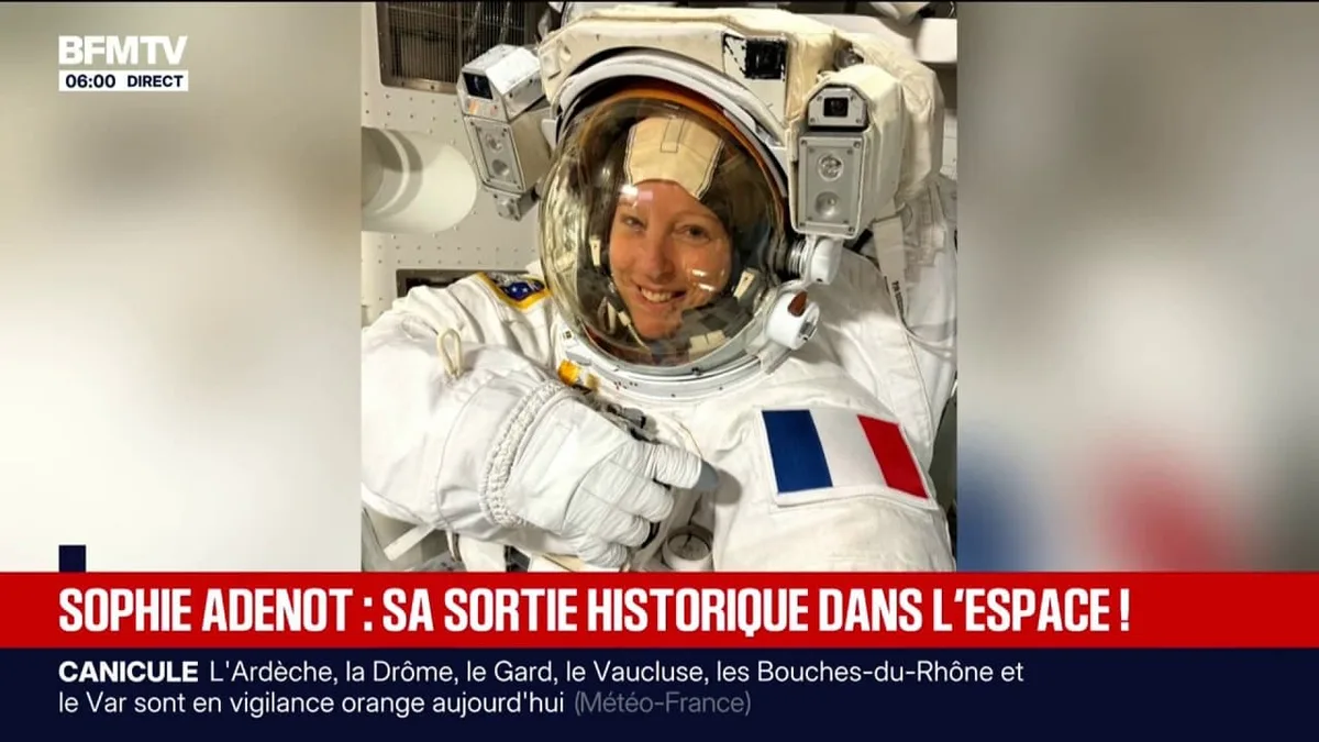 Sophie Adenot s'apprête à sortir de la station spatiale internationale et à entrer un peu plus dans l'Histoire de l'astronomie française