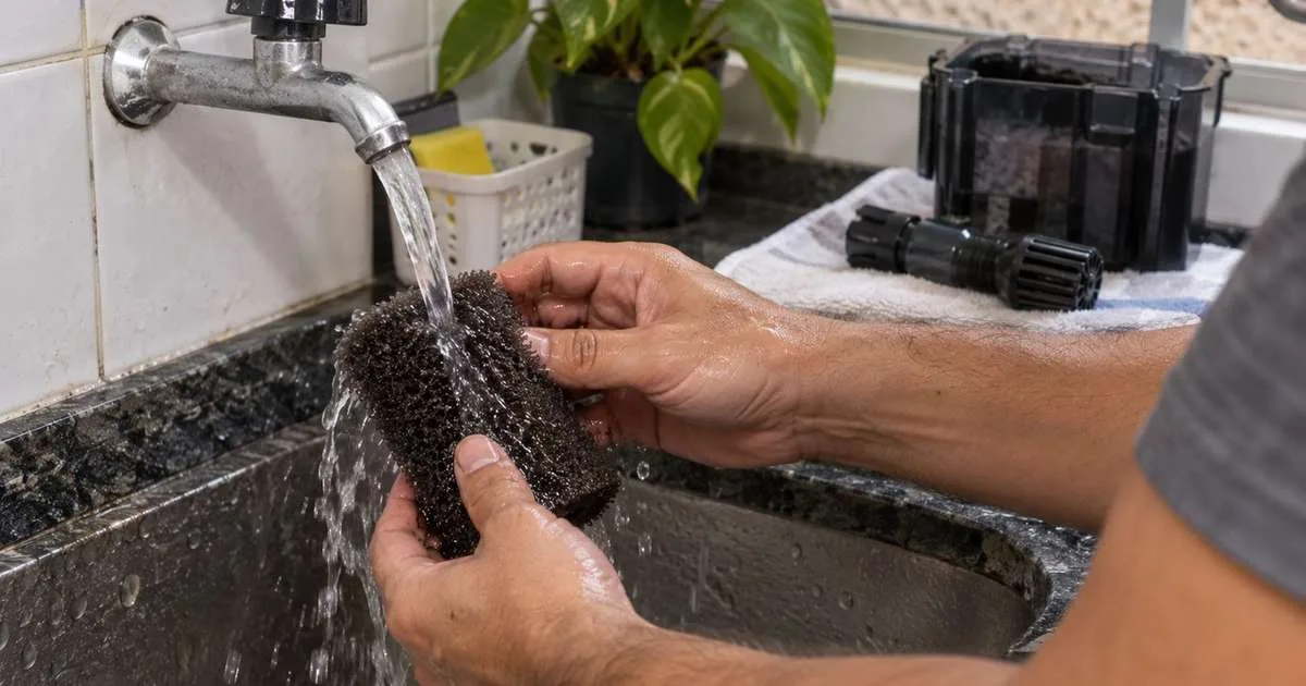 Homem cuidava do mesmo aquário havia anos, mudou apenas um detalhe na limpeza e começou a perceber que os peixes se comportavam de um jeito completamente diferente