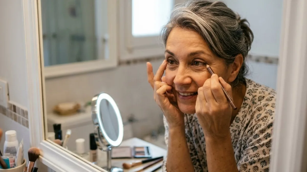 Lidia Herrero, maquilladora: “A partir de los 50, si tenés los ojos marrones, el delineado más favorecedor suele ser en chocolate”