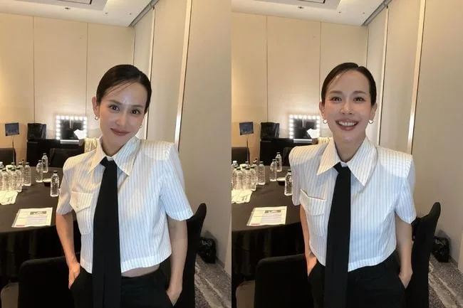 '45세' 조여정, 인형 비주얼 뽐낸 역대급 근황…광채 피부에 '감탄'