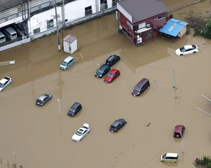 ‘Unprecedented’ rain kills five in Japan as thousands stranded at airport