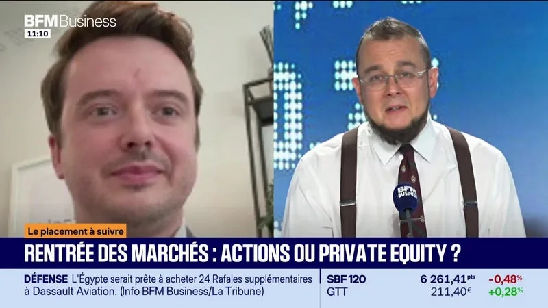 Le placement à suivre : Nicolas Lemaire - Rentrée des marchés, actions ou private equity ? - 02/09