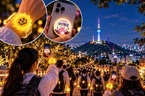 LED 손목등 차고 남산 야경 걷는다…21일 '반짝반짝 남산밤길'