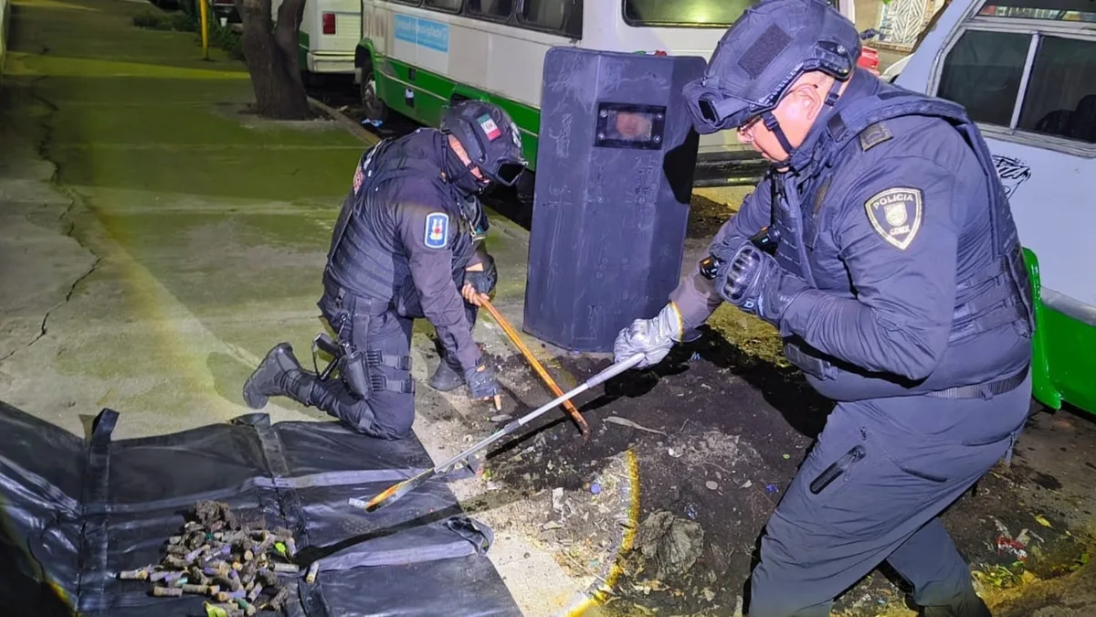 Policías de la CDMX localizan cartuchos oxidados en Azcapotzalco, zona con antecedentes de violencia armada