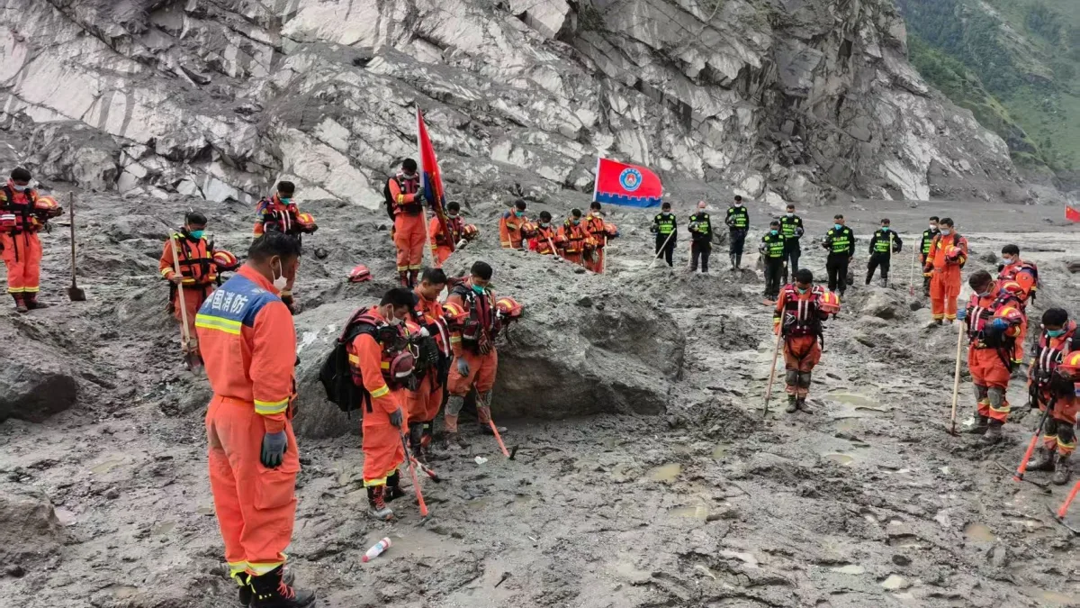 Staatliche Informationen: Wie China die Bilder der Sturzflut in Tibet kontrolliert