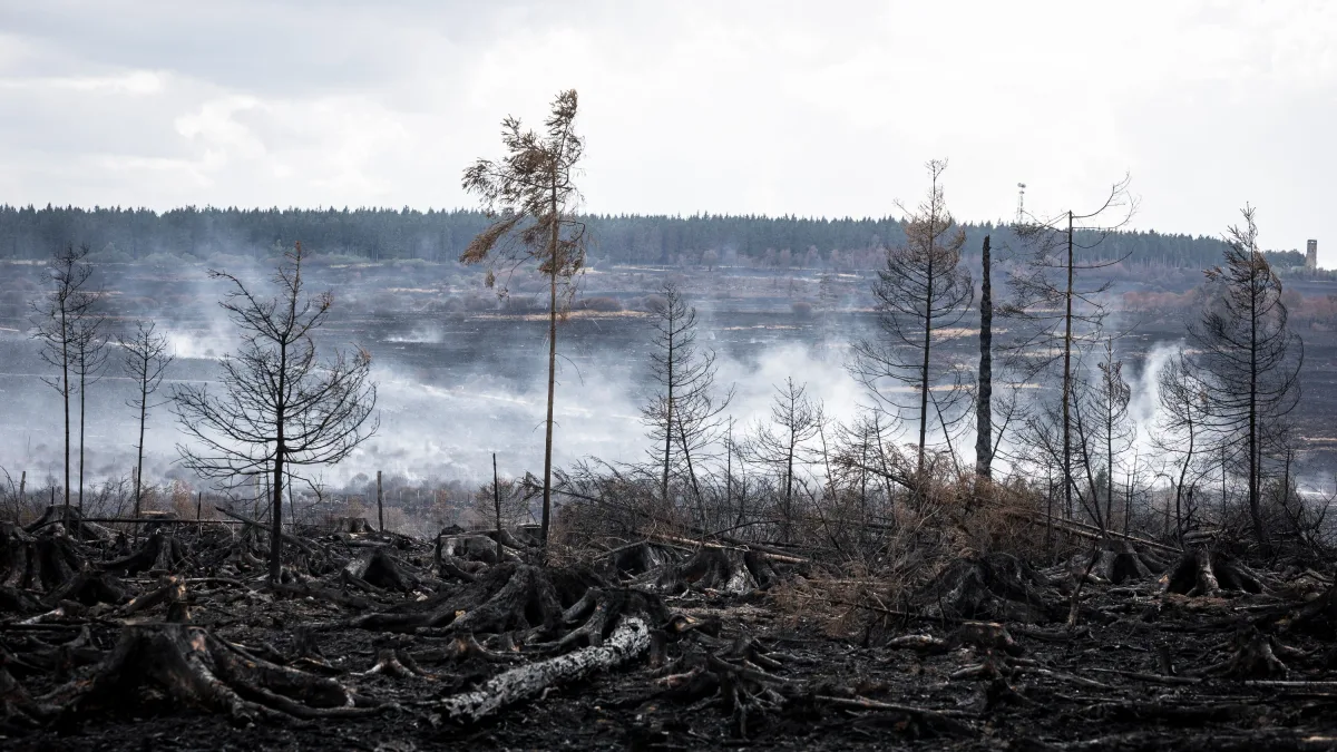 Landwirtschaftliches Gerät?: Feuer im Hohen Venn – erster Verdacht zur Brandursache