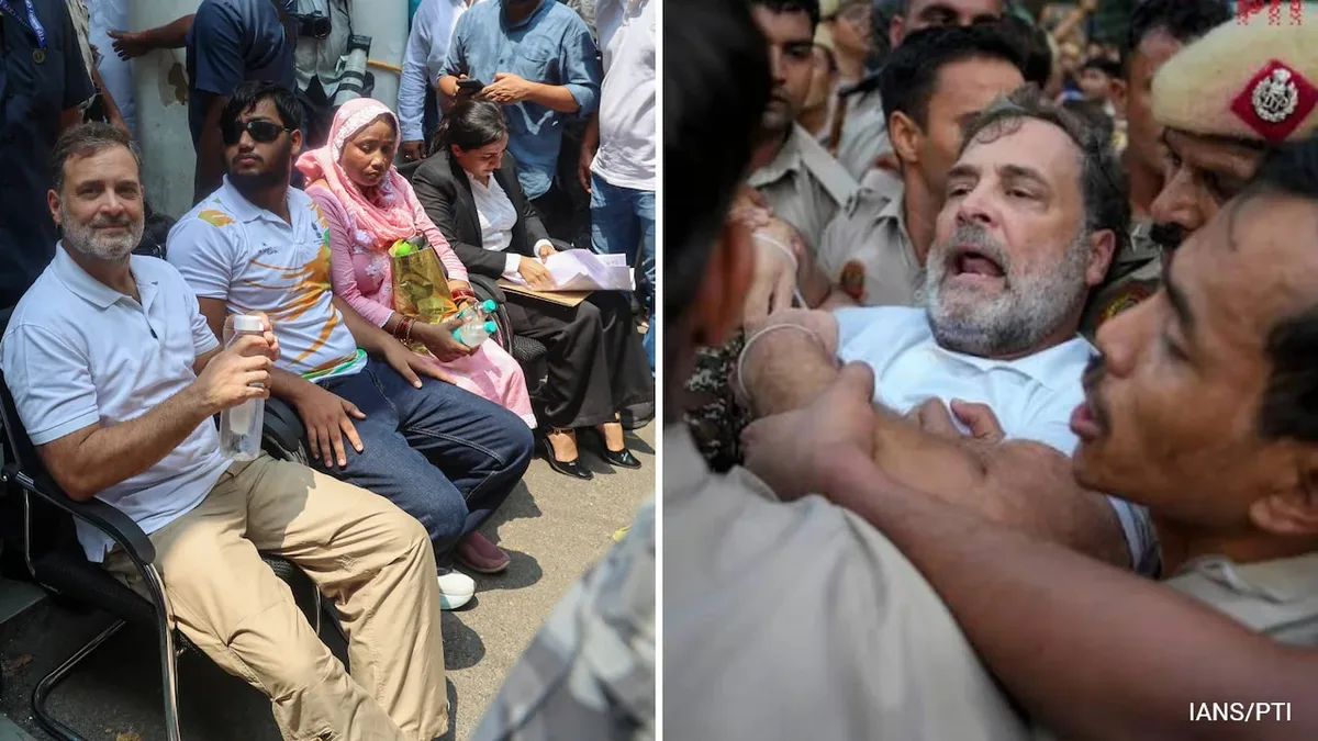 From PM's House To Police Station: Inside Rahul Gandhi's Impromptu Protests
