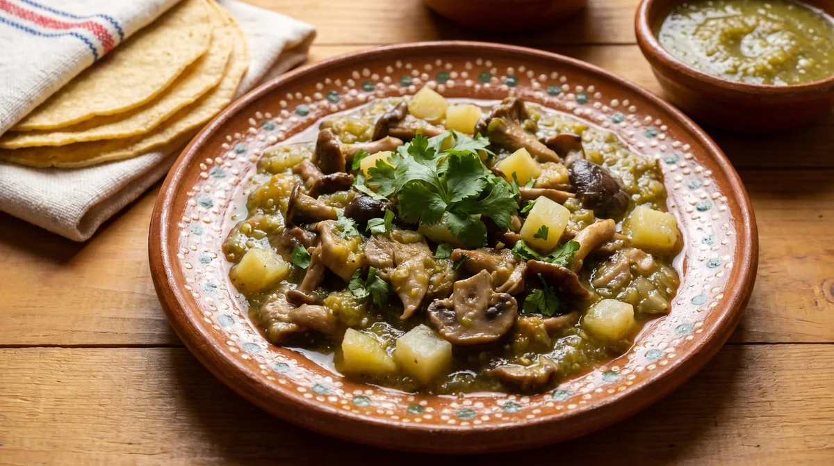 Receta de champiñones en salsa verde: la opción ligera y sin carne para quienes busquen una alternativa al chicharrón