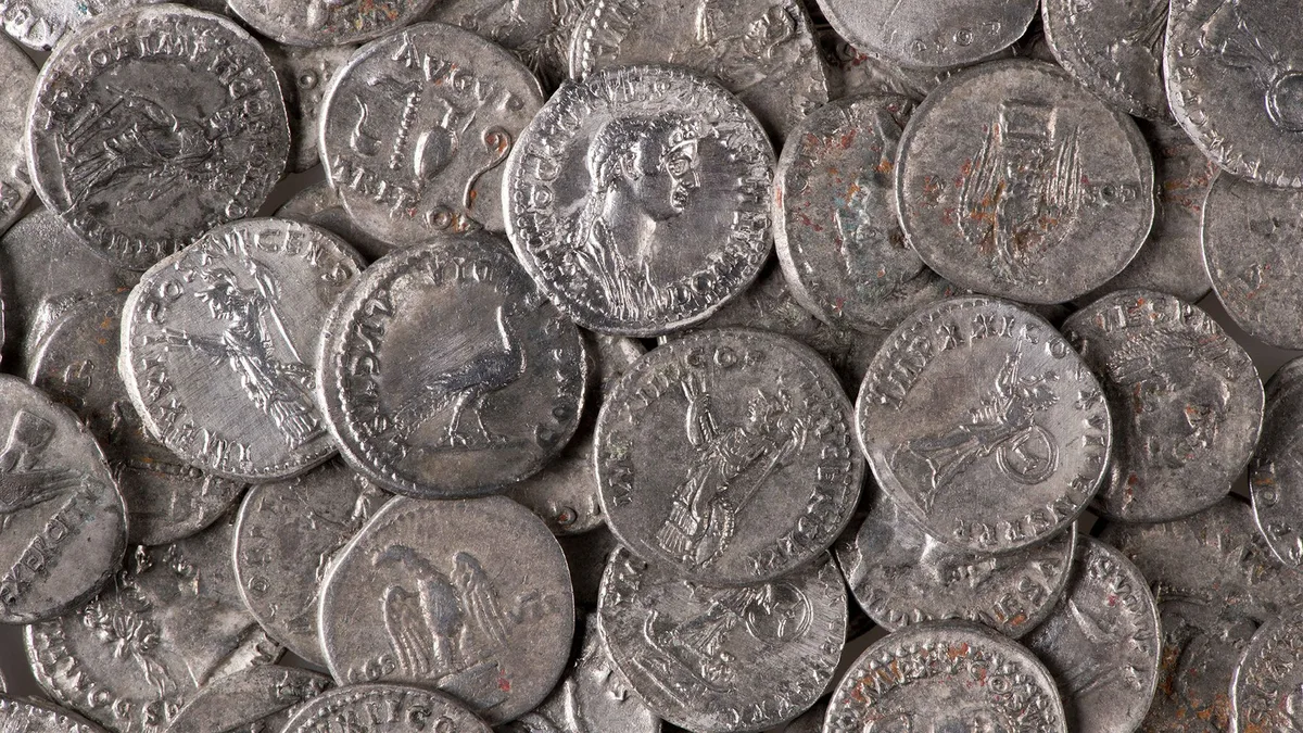 'There was something bigger in the ground here': Metal detectorist in Germany discovers giant Roman-era hoard from time of emperor Hadrian