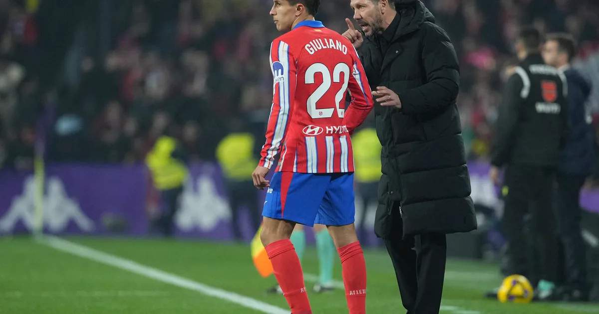 Frente a las críticas, el Cholo Simeone bancó a su hijo: "El trabajo de Giuliano habla por sí solo"