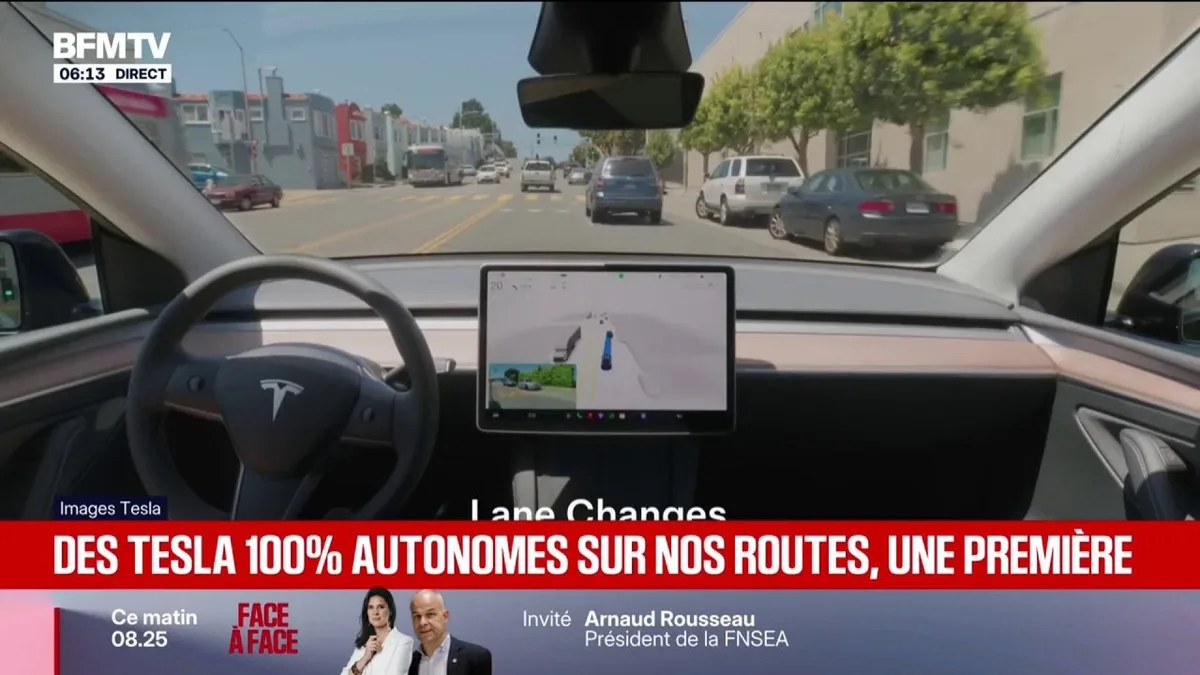 Tesla: la conduite 100% autonome pourrait bientôt arriver en France, une première