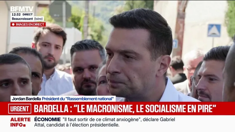 Le RN "mènera la plus grande opération de nettoyage des finances publiques jamais conduite" en cas de victoire en 2027, promet Jordan Bardella, président du Rassemblement national