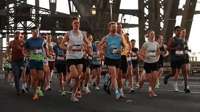 Sydney Marathon 2026 LIVE updates: Thousands of runners and racers cross the Harbour Bridge