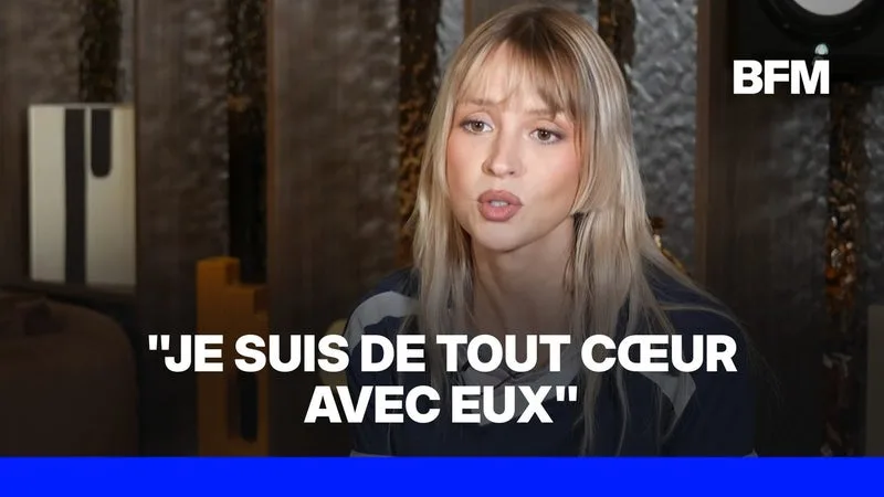 Mobilisation lycéenne: "Je suis de tout cœur avec eux", confie la chanteuse Angèle