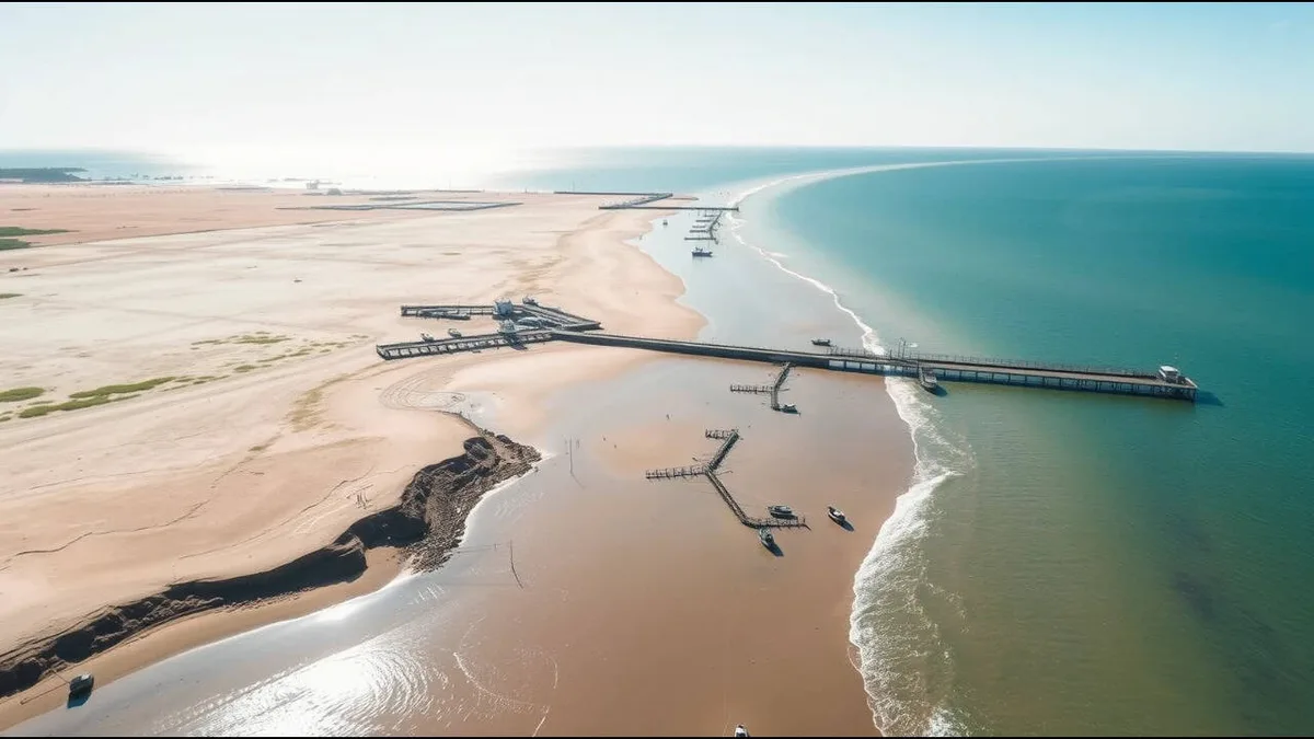 A Thai fishing pier reshaped the coastline over 13 years, study finds