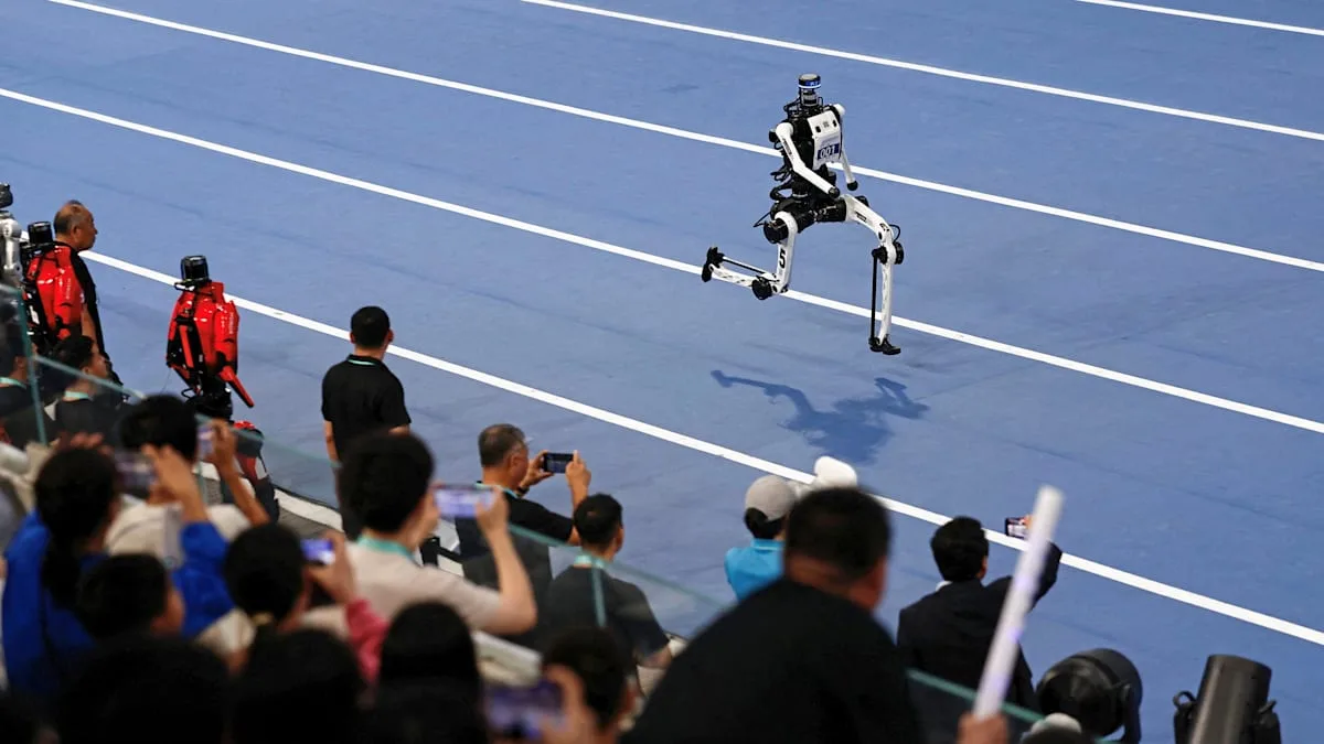 Roboter aus China rennt Weltrekord über 100 Meter – schneller als Usain Bolt