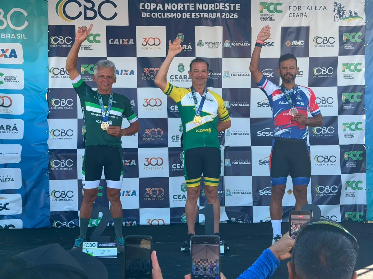 Acre conquista oito medalhas de ouro no Norte e Nordeste de Ciclismo Estrada, em Fortaleza