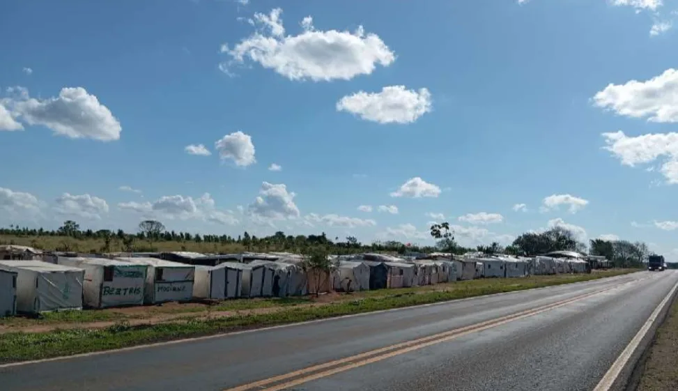 Justiça autoriza reintegração de área ocupada por 190 famílias na MS-384