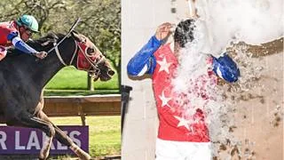 Jockey aprendiz venezolano consigue su primera victoria en Estados Unidos