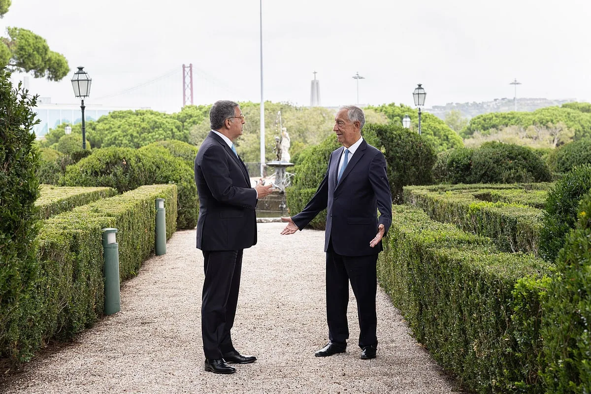 Seguro recebeu Marcelo Rebelo de Sousa no Palácio de Belém